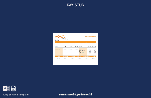 modello di versione del foglio per dipendenti di una società finanziaria statuni